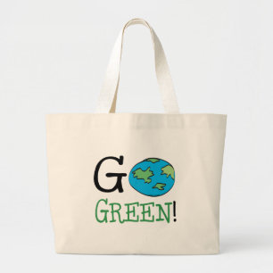 Go Green Large Tote Bag