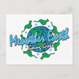Go Green Mother Earth Postcard