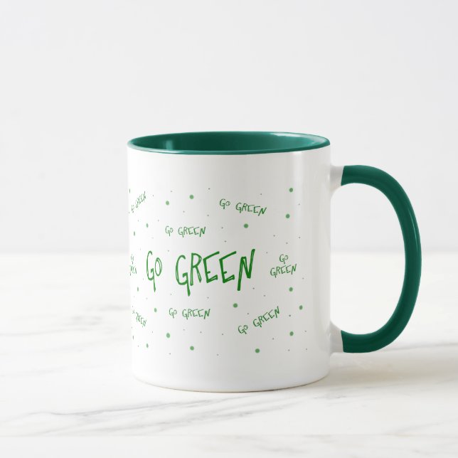 Go Green Mug (Right)