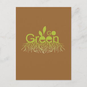 Go Green Postcard