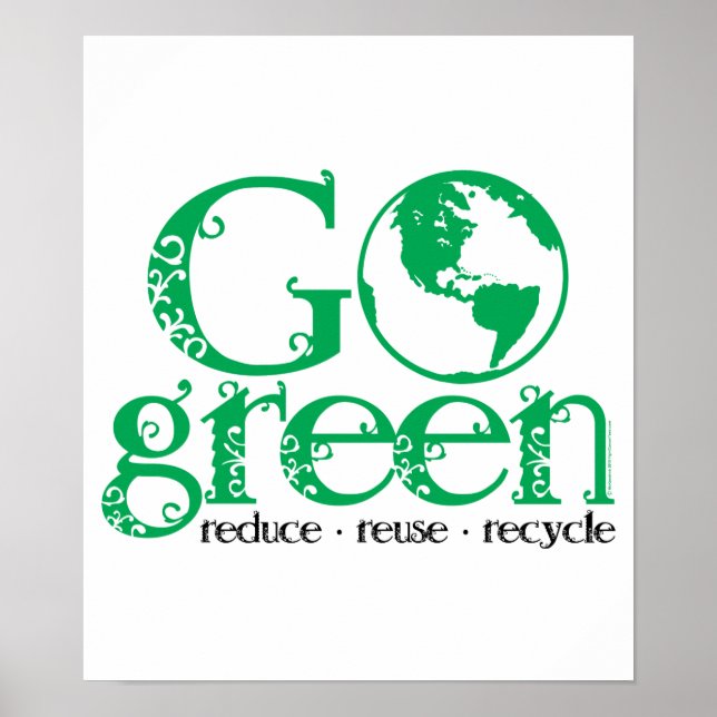 Go Green Poster (Front)