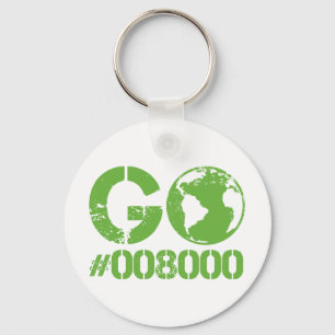 Go Green RGB CMKY Key Ring