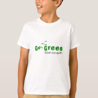 Go Green | Save Our Earth Kids T-Shirt