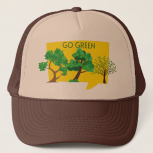Go Green, Save The Planet Hoodie Trucker Hat