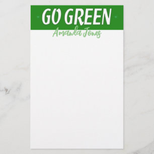 Go Green Stationery