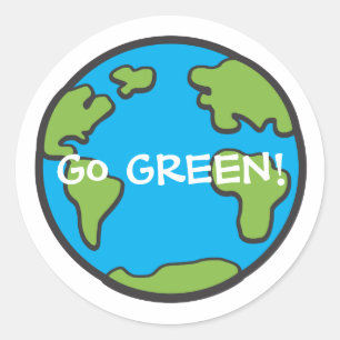 Go Green Stickers