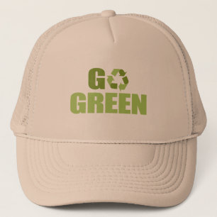 Go Green T-shirt Trucker Hat