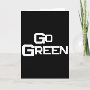 Go Green Team Spirit Gear Colour War Mean Wins The Card