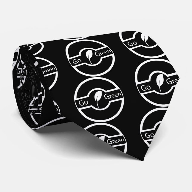 Go Greens Graphic Tie (Rolled)