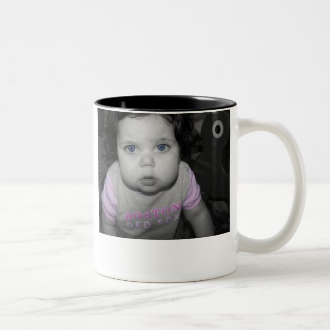 Go Happy Father's Day! Two-Tone Coffee Mug (Right)