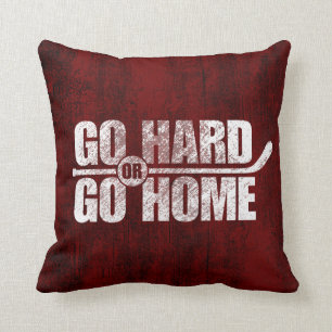 Go Hard or Go Home (Hockey) Cushion