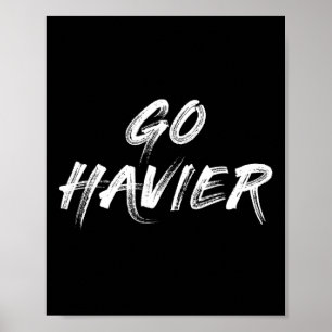 Go Heavier Fitness Bodybuilding Weights Dumbbells Poster