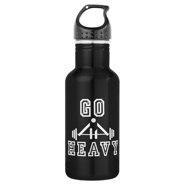 Go heavy 532 ml water bottle (Front)