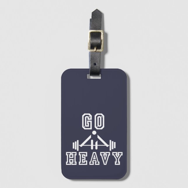 Go heavy luggage tag (Front Vertical)
