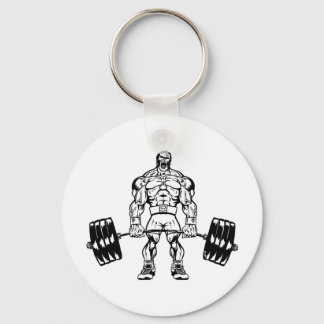 GO HEAVY OR GO HOME LOGO WEAR KEY RING