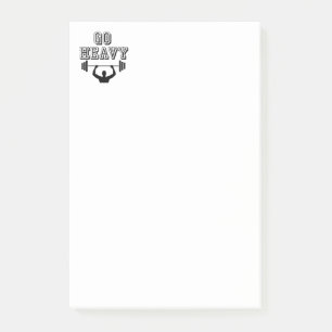 Go heavy post-it notes