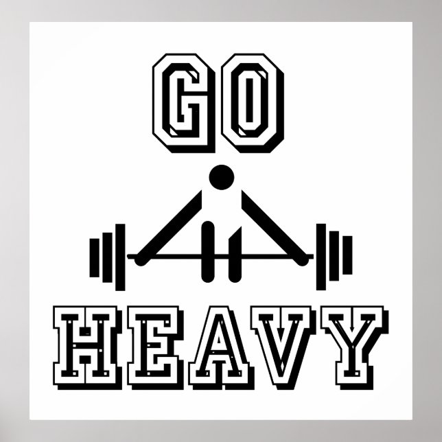 Go heavy poster (Front)