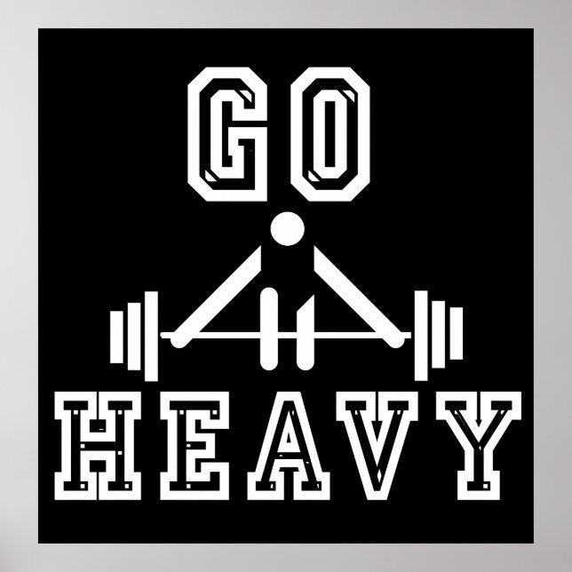 Go heavy poster (Front)