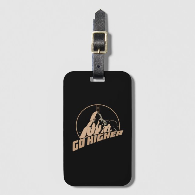 Go Higher Luggage Tag (Front Vertical)