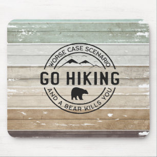Go Hiking Mouse Pad
