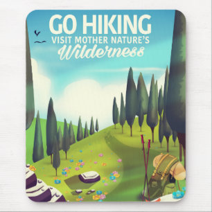 Go Hiking! Mouse Pad