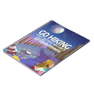 Go Hiking! (Night Edition) Notebook