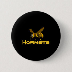 Go Hornets Footbyll Bysebyll Bysketbyll Cheer Danc 6 Cm Round Badge