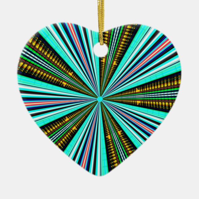 Go Into The Light Ceramic Ornament (Front)