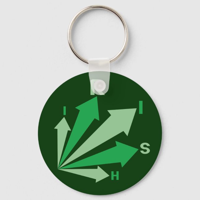 go IRISH! Key Ring (Front)