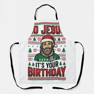 Go Jesus Christmas Birthday Vintage Shirt Apron