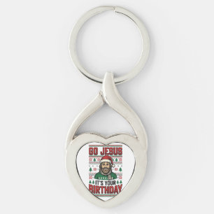 Go Jesus Christmas Birthday Vintage Shirt Key Ring