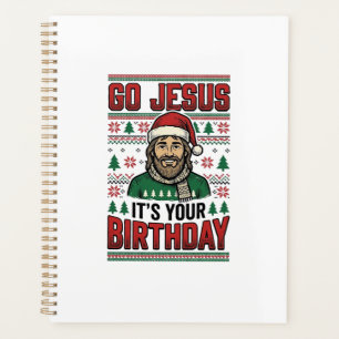 Go Jesus Christmas Birthday Vintage Shirt Planner