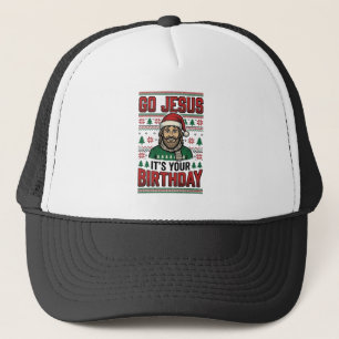 Go Jesus Christmas Birthday Vintage Shirt Trucker Hat