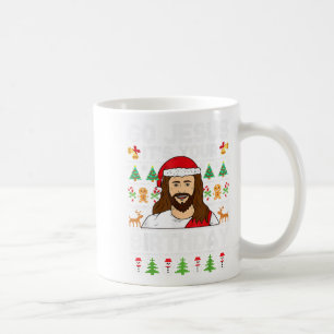 Go Jesus It's Your Birthday Ugly Christmas Sweater Coffee Mug