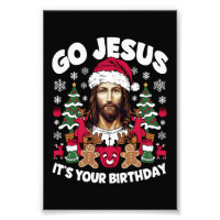 Go Jesus It's Your Birthday Ugly Christmas Sweater