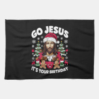 Go Jesus It's Your Birthday Ugly Christmas Sweater