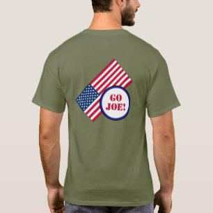 Go Joe! Biden and American Flag T-Shirt