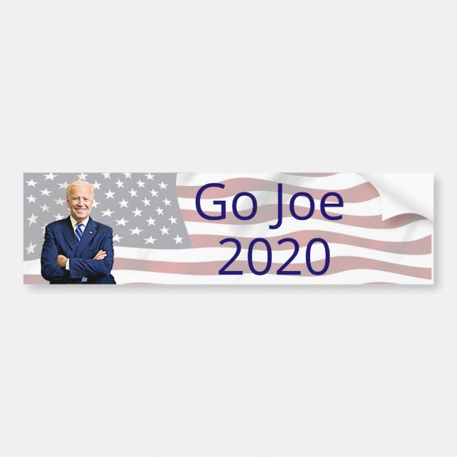 Go Joe, Joe Biden for President 2020 Bumper Sticker (Front)