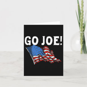 Go Joe! Vintage Joe Biden 2020 American Flag Retro Card