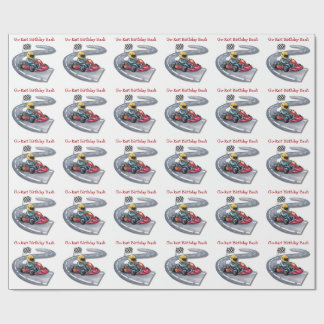 Go-Kart Birthday Bash Wrapping Paper