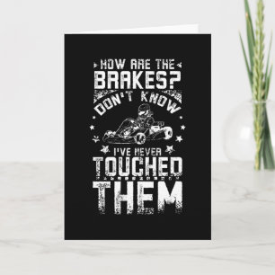 Go Kart Brakes Card