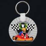 Go Kart button Key ring birthday favour gift<br><div class="desc">Go Kart button Key ring birthday favour gift</div>