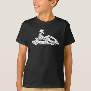Go-kart Kart Racing Driver Karting Retro Gift T-Shirt