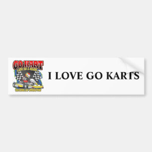 Go Kart Life Bumper Sticker