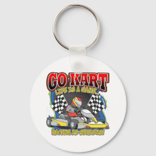 Go Kart Life Key Ring