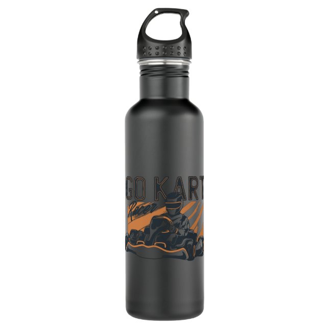 Go Kart Racer 710 Ml Water Bottle (Front)
