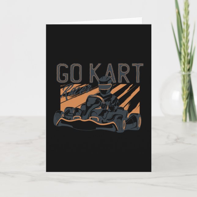 Go Kart Racer Card (Front)