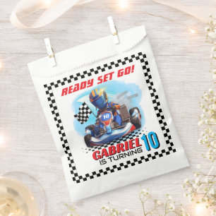 Go Kart Racing Birthday - Racing cars Favour Bag