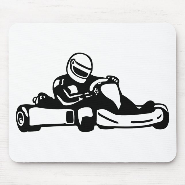 Go Kart Racing Mouse Pad (Front)