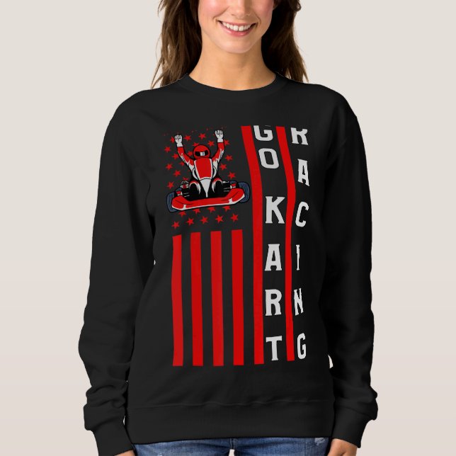 Go Kart Racing Sweatshirt (Front)